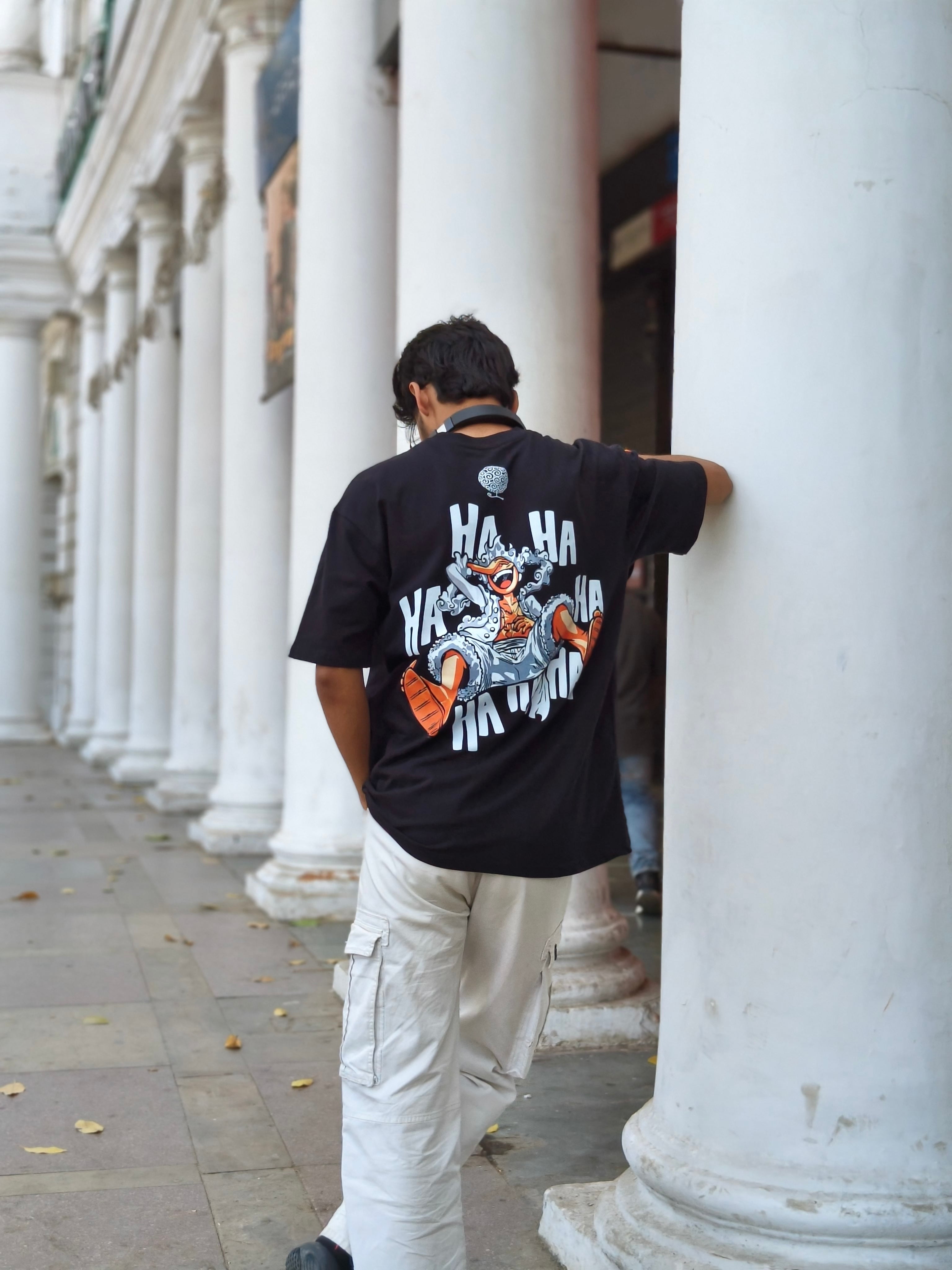 Luffy Freedom oversized tee